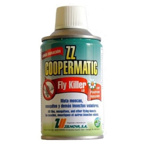 Zz Coopermatic Fly Killer Ld 250 Ml - Insecticida Con Piretrinas Naturales - Zelnova
