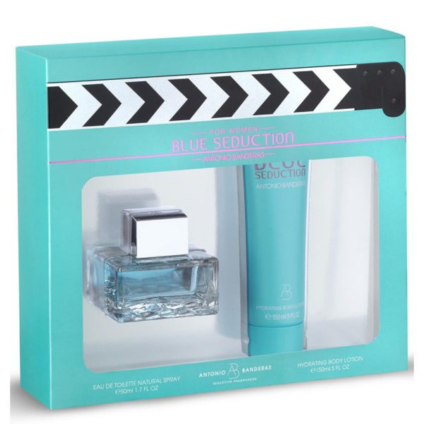 Blue Seduction For Woman De Antonio Banderas - Eau De Toilette Natural Spray 50 Ml + Body Lotion 150 Ml