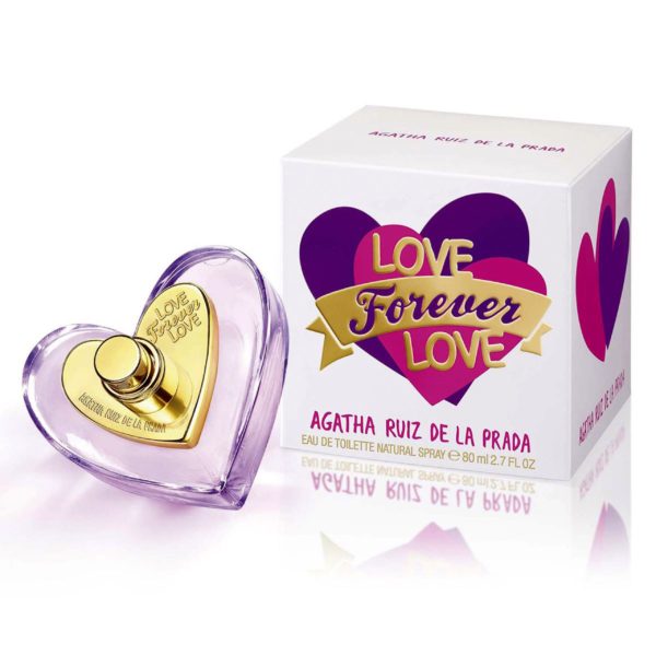 LOVE FOREVER LOVE de Agatha Ruiz de la Prada - ARP EDT - Eau de Toilette Natural Spray 80 ml