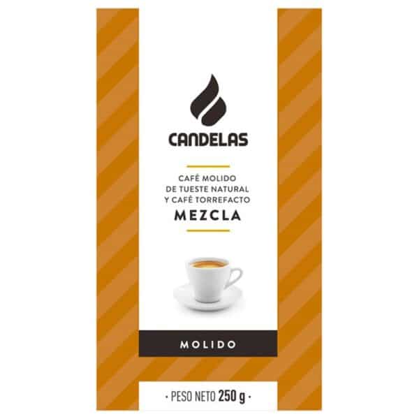 Candelas - Café Molido Mezcla 50/50 - 250 G