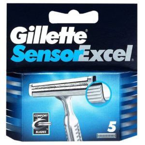 RECAMBIO GILLETTE SENSOR EXCEL 5 Uds - Pack de 5 cuchillas