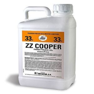 ZZ COOPER-33 - INSECTICIDA 33s - 5 Litros - PLAGUICIDA USO PROFESIONAL - ZELNOVA - ZELTIA