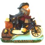 IMAN DECORATIVO PEREGRINO EN BICICLETA CAMINO DE SANTIAGO