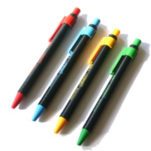 4 Uds INOXCROM ROCKY - BOLIGRAFO - B 747 - Promoción cuatro colores surtidos