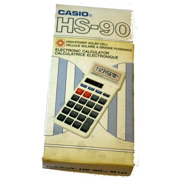 Casio Hs-90 Electronic Calculator - Calculadora Electronica