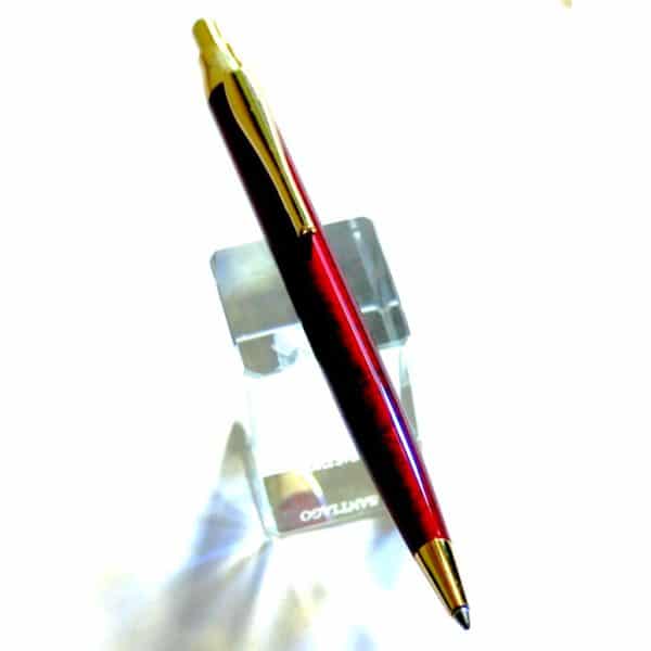 Inoxcrom 2002 Luxe Gold - Boligrafo / Pen - (Carcasa Roja)
