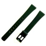 CORREA DE RELOJ CAUCHO / RESINA COLOR NEGRO - 14 mm - (10x8 cm)