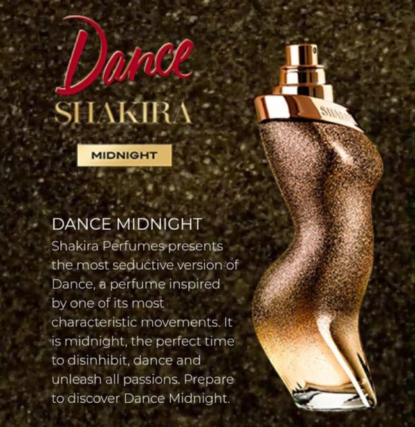 Dance Midnight De Shakira - Eau De Toilette Natural Spray 50 Ml