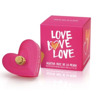 LOVE LOVE LOVE de AGATHA RUIZ DE LA PRADA - Eau de Toilette Natural Spray 80 ml