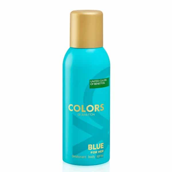 Colors Blue For Her De United Colors Of Benetton - Eau De Toilette Natural Spray 50 Ml + Deodorant Body Spray 150 Ml