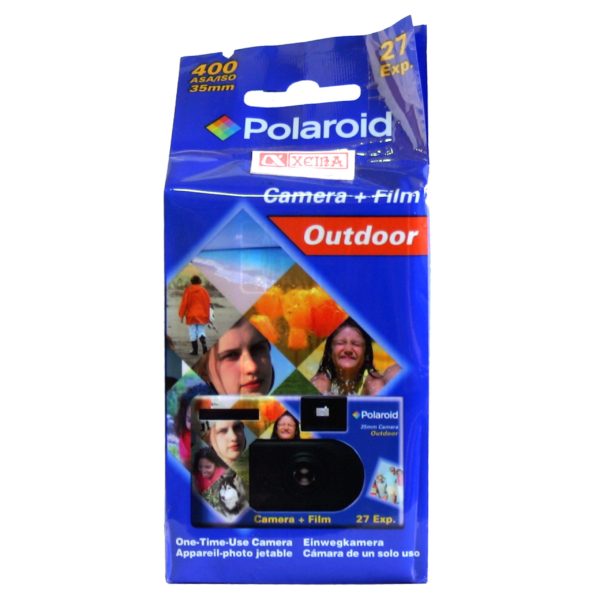Polaroid Outdoor 400 Asa 35Mm 27 Exp - Camera + Film / Cámara + Carrete - Film Expired / Carrete Caducado