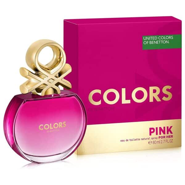 Benetton Colors Pink For Her Edt80Ml New