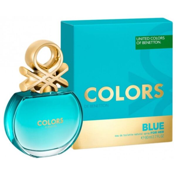 Benetton Colors Blue For Her Colonia Perfume Edt 80 Ml Mujer Woman