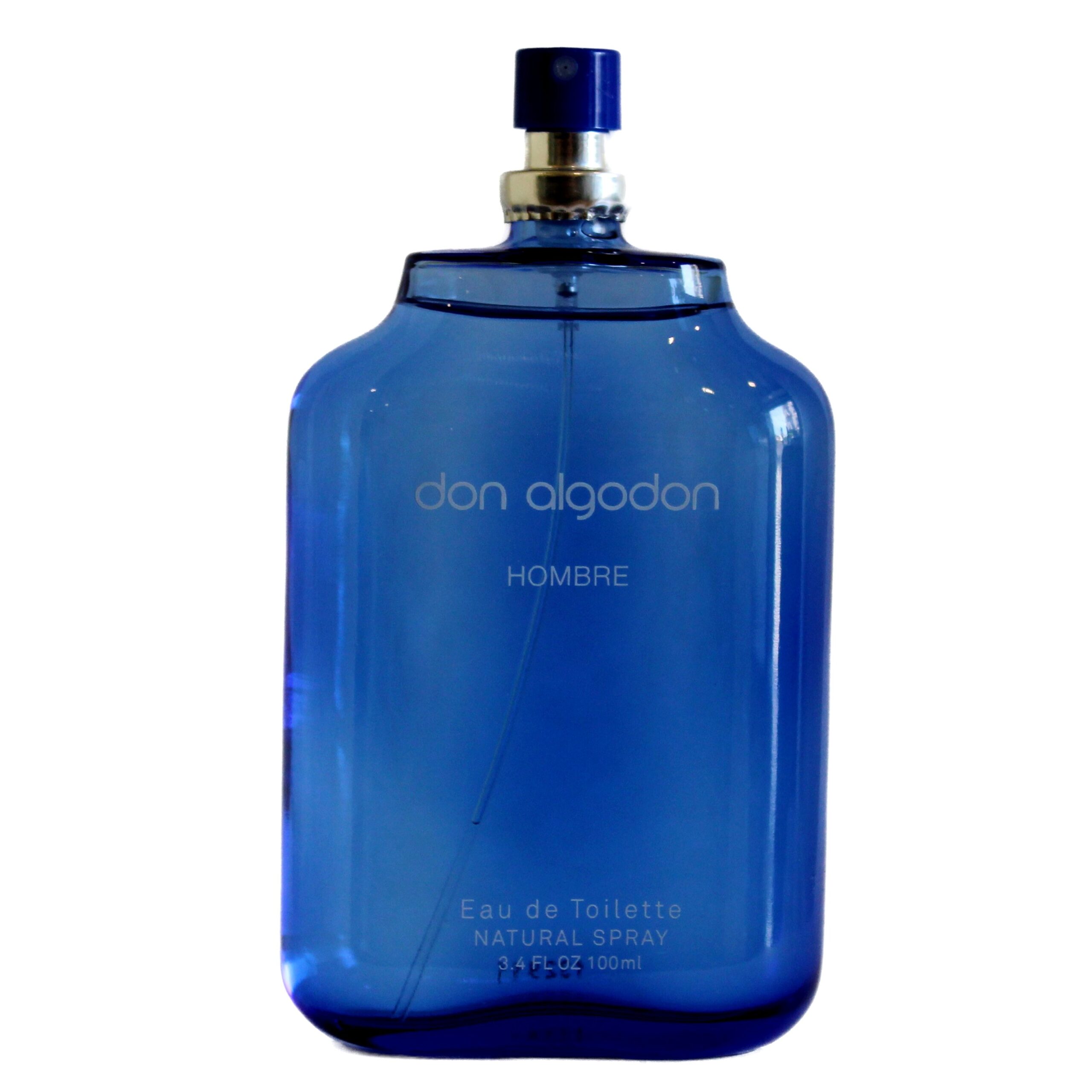 Don Algodon Eau de Toilette Natural Spray, Splash, para hombre de 100 ml  con vaporizador, sin caja, no box : : Belleza